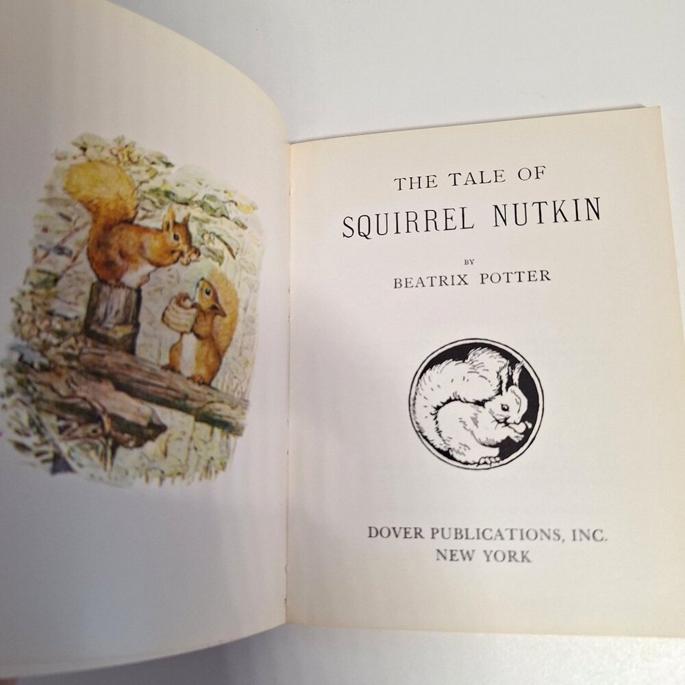 The Tale Of Squirrel Nutkin Beatrix Potter Vintage 1970s Dover Paperback - Picture 2 of 9